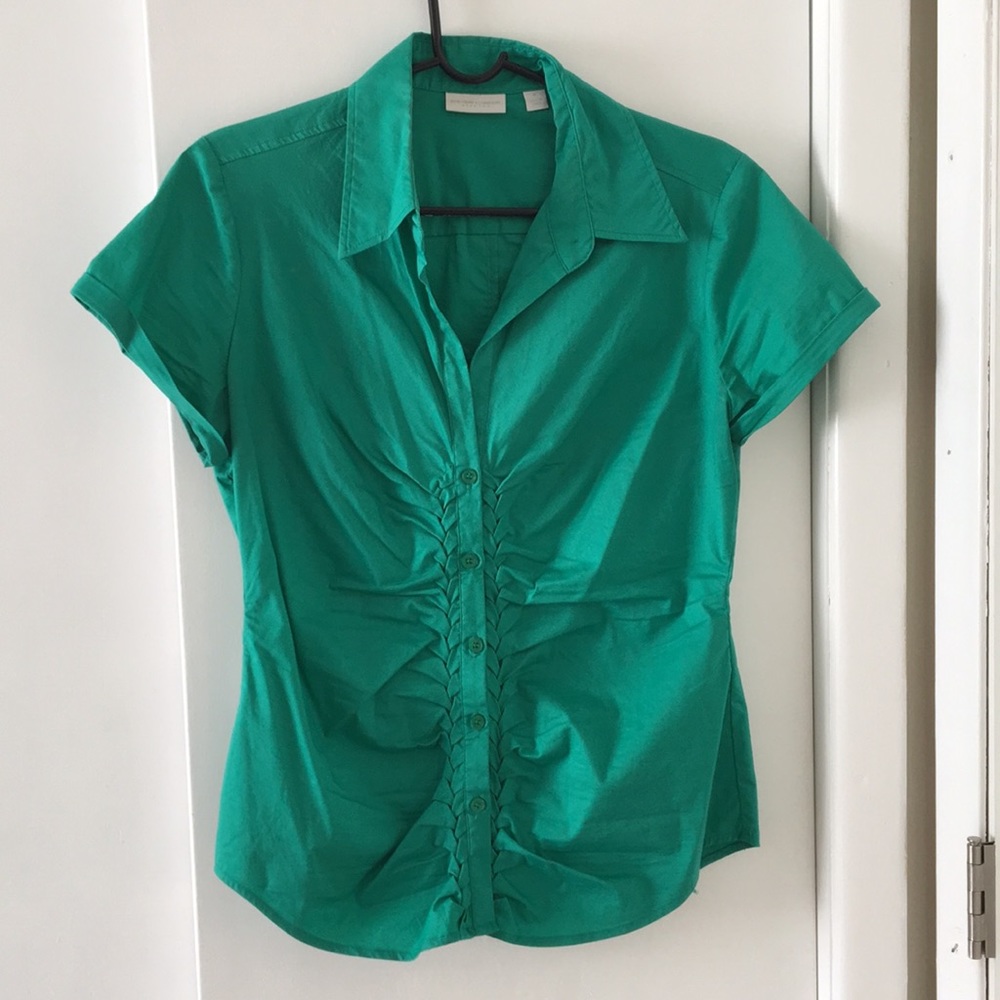 Braided button down